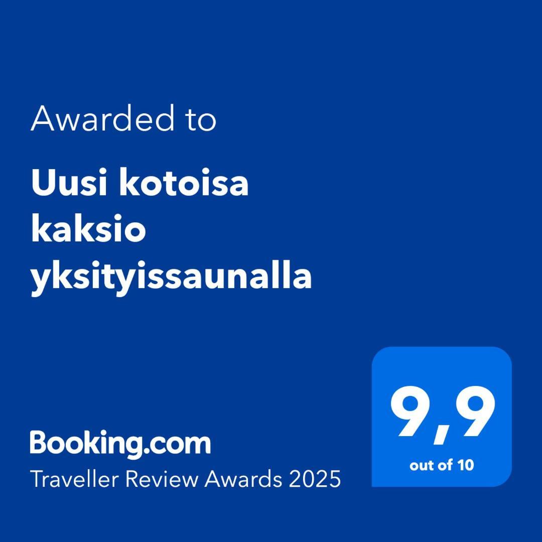 Uusi Kotoisa Kaksio Yksityissaunalla 로바니에미 외부 사진